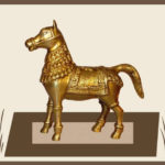 Brass Horse Running 4 Inch