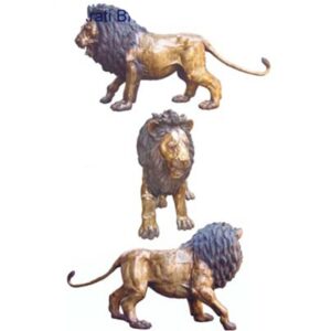 Brass Lion  9 feet