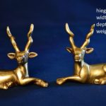 Brass Deer Sitting 4 Inch