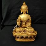 Brass Buddha Idol 7 Inch
