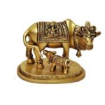 Brass Cow And Calf 4   Inch