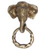 Elephant Door Knocker Brown