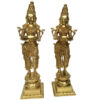 Pair Of Decorative Showpice Of Brass Deep Laxmi