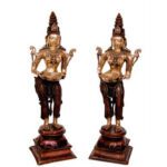 Brass Deep Laxmi Welcome Lady  30 Inch