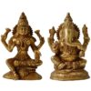 Lakshmi Ganesha Pair Of Brass