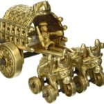 Bullock Cart Handicraft Art Ware Brass Metal Statue