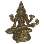 Brass Saraswati Statue  5 Inch