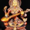 Brass Saraswati Statue  10 Inch