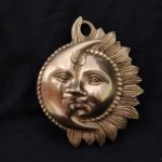 Brass Sun Moon Mask