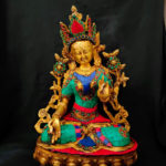 Brass Tara Sitting  10 Inch