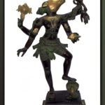 Brass Vishnu Varah Roop With Laxmi