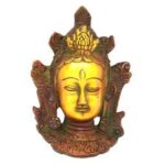 Brass Tara Mask 4 Inch