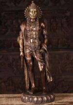 BRASS HANUMAN STANDING STATUE BIG SIZE - Image 5