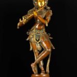 gopal krishna brass statue 34 inch