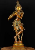 gopal krishna brass statue 34 inch