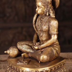 10-Brass-Hanuman-Meditating-Gold