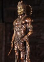 BRASS HANUMAN STANDING STATUE BIG SIZE - Image 3