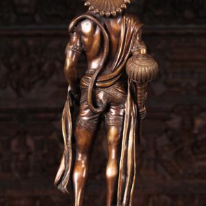 17-Brass-Athletic-Hanuman-Holding-Club