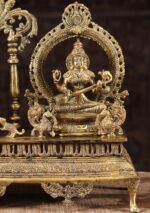Brass Statue Set Ganesh, Lakshmi & Saraswati 20" - Image 3