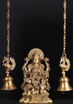 Brass Peacock Bell 12 inch - Image 3