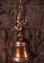 Brass Ganapathi Hindu Puja Bell with Chain 30 - Image 8