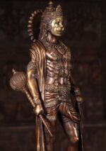 BRASS HANUMAN STANDING STATUE BIG SIZE - Image 2