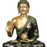 Brass Buddha Idol 23 Inch