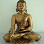 Brass Buddha Sitting 13 Inch