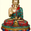 Brass Buddha Sitting 28 Inch