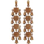 Home Decorative Ganesh Lakshmi Brass Feng Shui Bell Pair