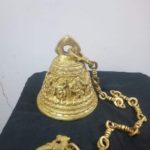 Brass Hanging Bell God Ganesh Carving