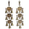 Wind Chimes Made In Metal With Laxmi Ganesh Figure Yellow