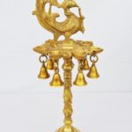 Hand Carved Brass Metal Deepak For Entrance/Temple/Event