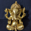 Brass Ganesh  Mukut | Taj 8 Inch