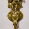Brass Ganesh  Wall Hanging Dancing on Elephant with bell