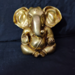Brass Ganesh Big Ear 5 Inch