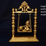 Brass Krishna | Bal Gopal Jhula | Swing 10 Inch