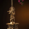 Oil Lamp Hanging Krishna With 9 Diya