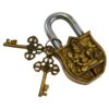 Beautiful Brass Lord Shiva Figure Pad Lock