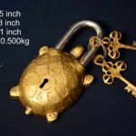 Brass Lock Toroise Style