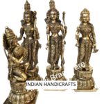 Brass Ram Darbar 24 Inch Big Statue