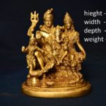 Brass Shiv Pariwar | Shiva Family | Shivji | Bholenath | Shankar Ji  6 Inch