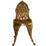 Brassware Antique Chair For Garden And Home Decoration