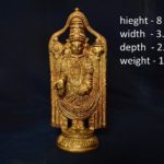 tirupati Bala Ji Brass Religious Showpiece With Fine Carving