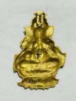 Brass Ganesh wall hanging with frame 12 x 10 inch - Image 4