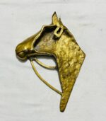 BRASS HORSE FACE WALL HANGING  with FRAME (17 x 15 INCH) - Image 3