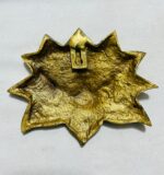 Handcrafted Pure Brass Lotus Wall Hanging - 10x9 inch with frame - Image 3