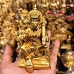 Brass Hanuman super fine | Bajrang Bali |  4 inch