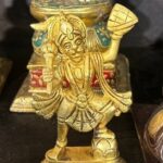 Brass Hanuman Mountain super fine | Bajrang Bali | 5 inch