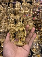 Brass Hanuman Standing super fine | Bajrang Bali | 3.5 inch - Image 2